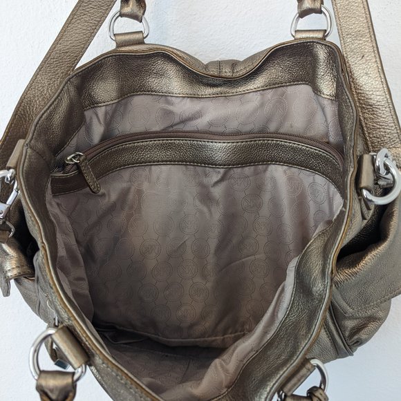 Michael Kors Gold purse/bag/satchel medium size - Picture 8 of 9